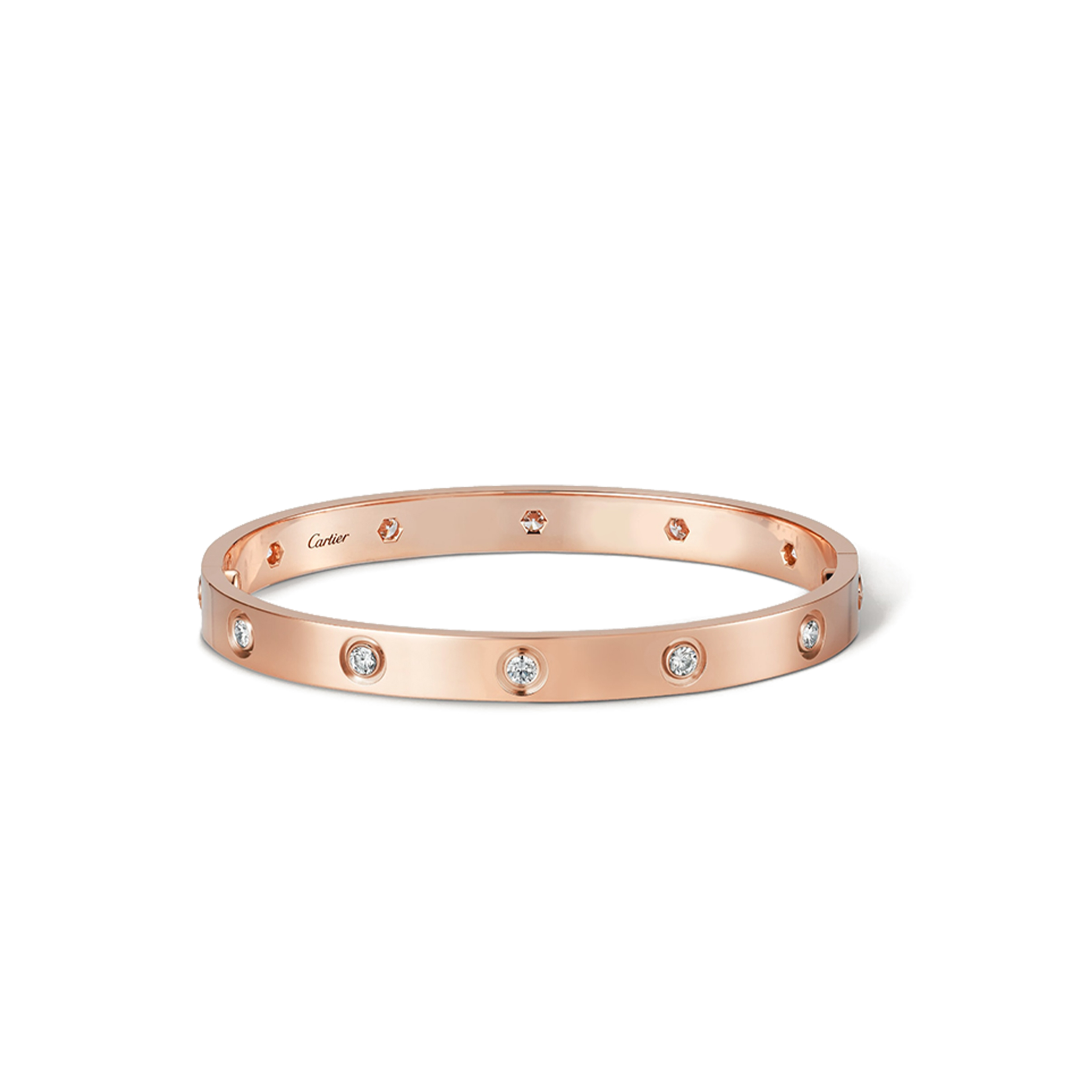 Ca*t*er  love bracelet, 10 diamonds b6070217